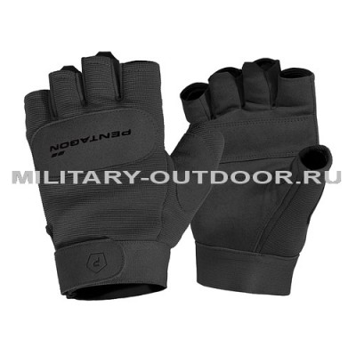Pentagon Duty Mechanic 1/2 Gloves Black